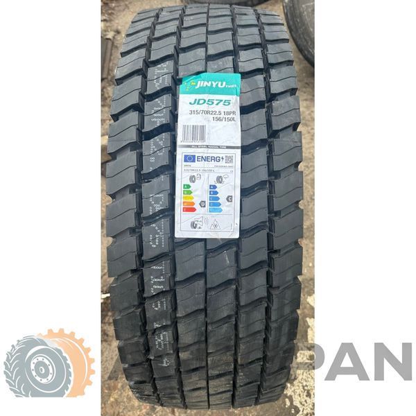 Шина Jinyu JD575 315/70 R22.5 156/150L PR18 ведучі M306173 фото